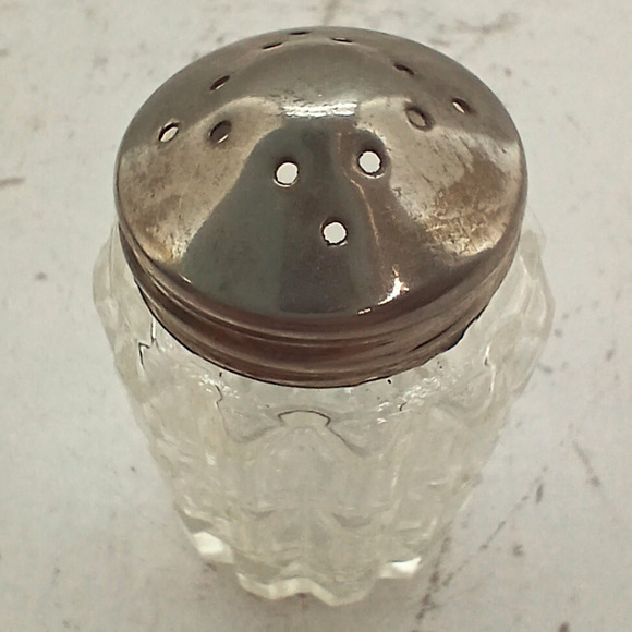 VTG Leonard Sheffield Silver Plate Crystal Caddy Salt Pepper Cruets Vinegar Oil - Picture 11 of 16